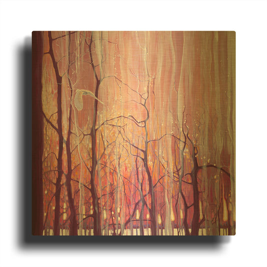 'Twilight Grace' By Gill Bustamante Gold Metal Wall Art
