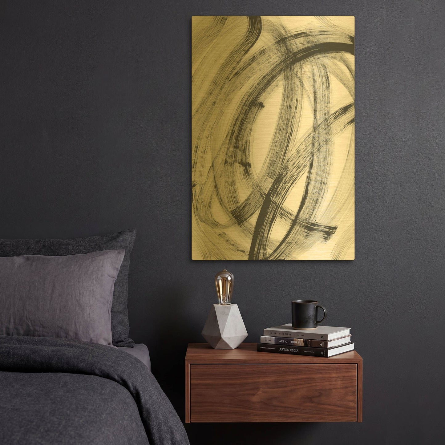 'Going in Circles' By Natasha Gold Metal Wall Art