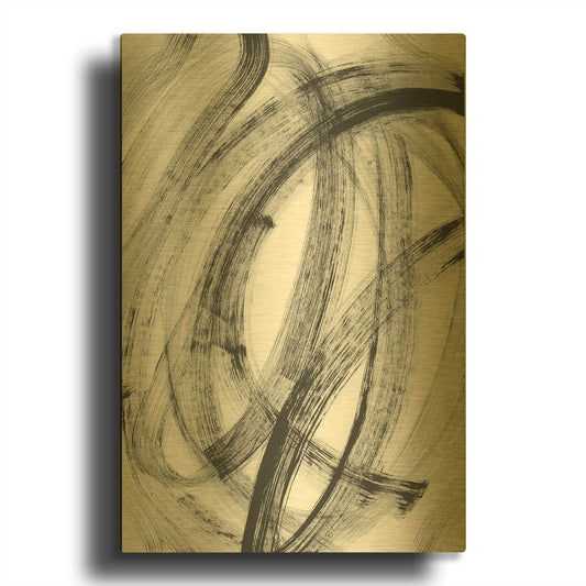 'Going in Circles' By Natasha Gold Metal Wall Art