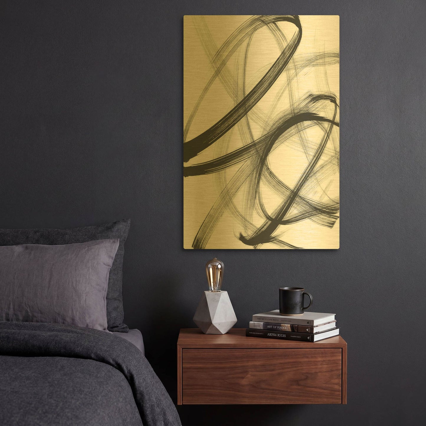 'Tornado' By Natasha Gold Metal Wall Art