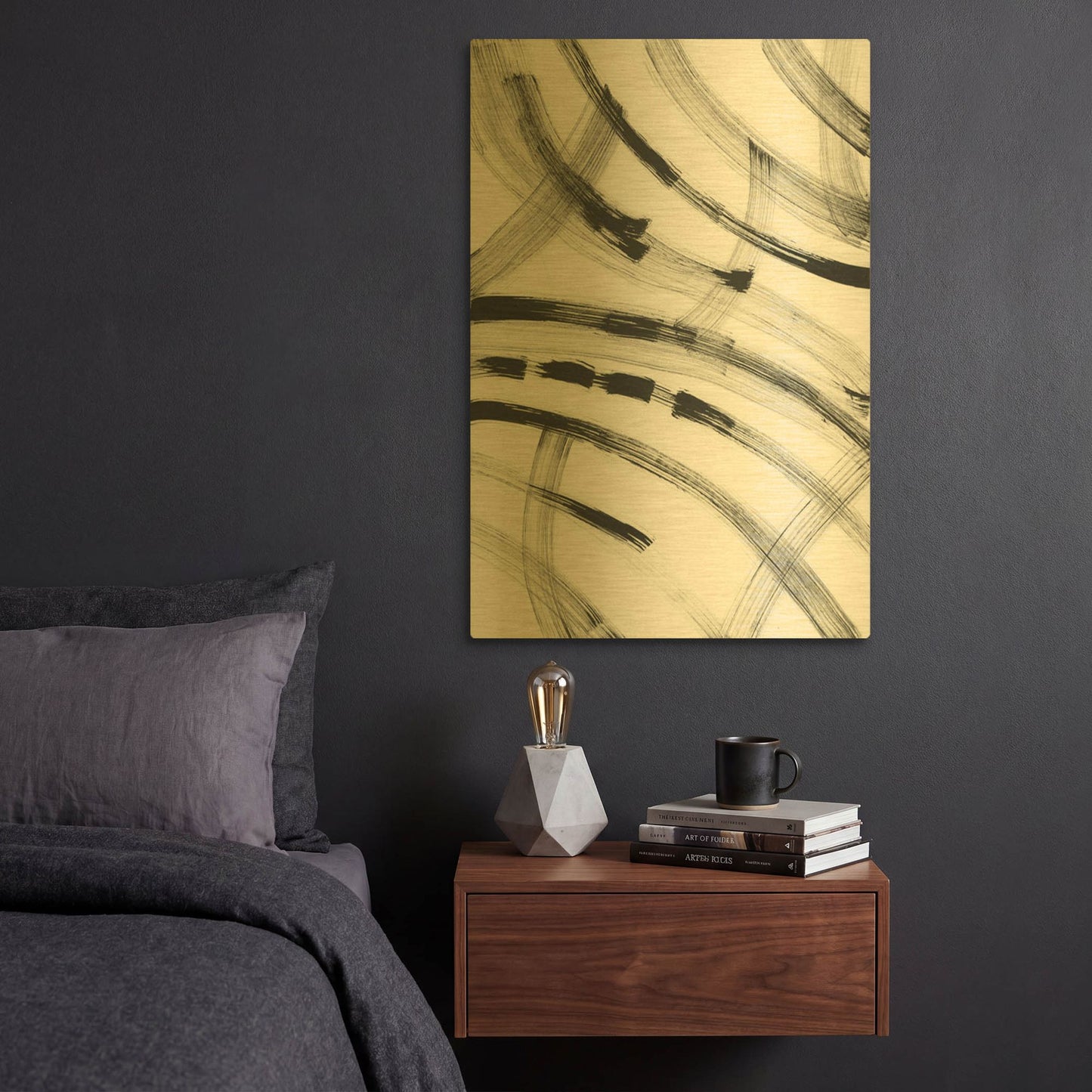 'Interchange' By Natasha Gold Metal Wall Art