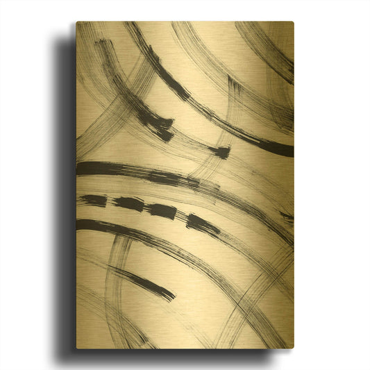 'Interchange' By Natasha Gold Metal Wall Art