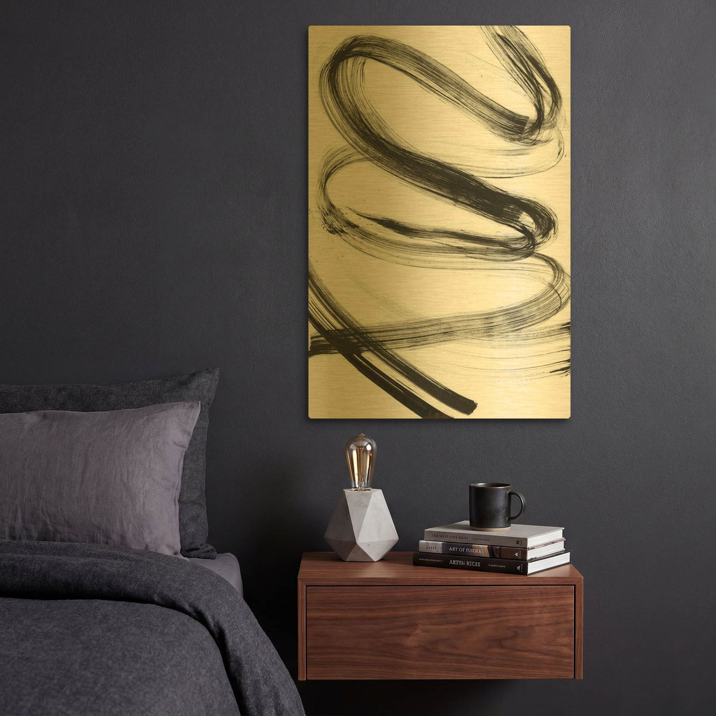 'Feadan' By Natasha Gold Metal Wall Art