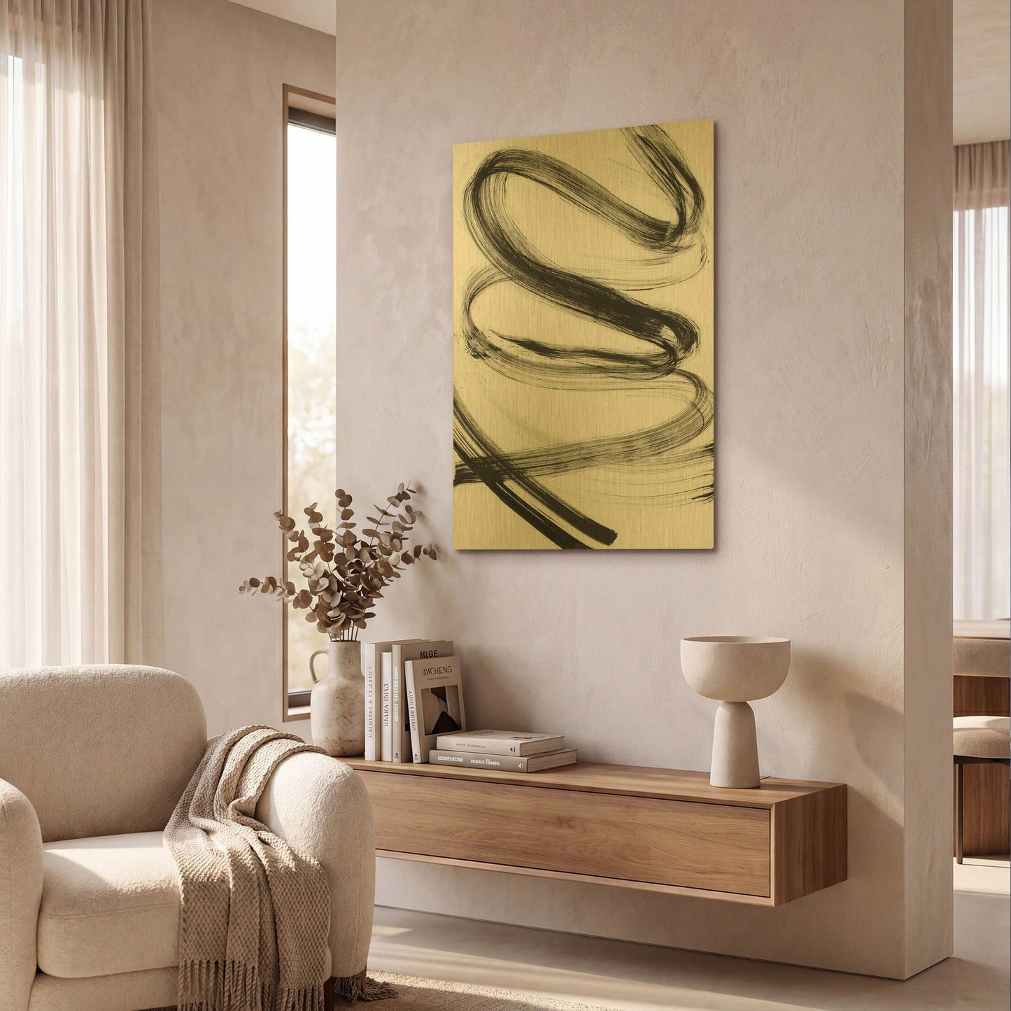 'Feadan' By Natasha Gold Metal Wall Art