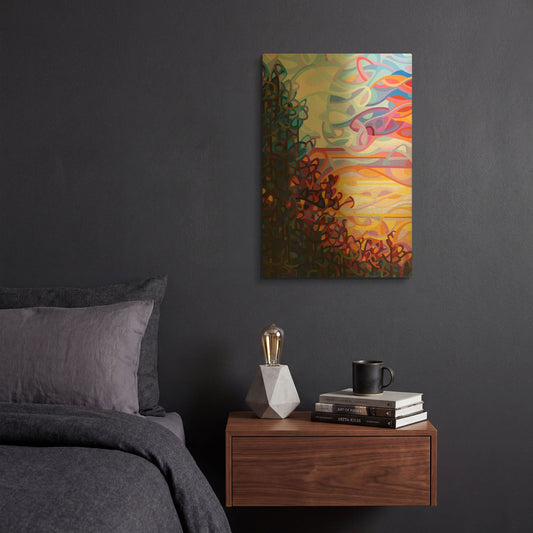 'Crescendo' By Mandy Budan Gold Metal Wall Art