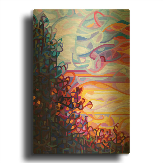 'Crescendo' By Mandy Budan Gold Metal Wall Art