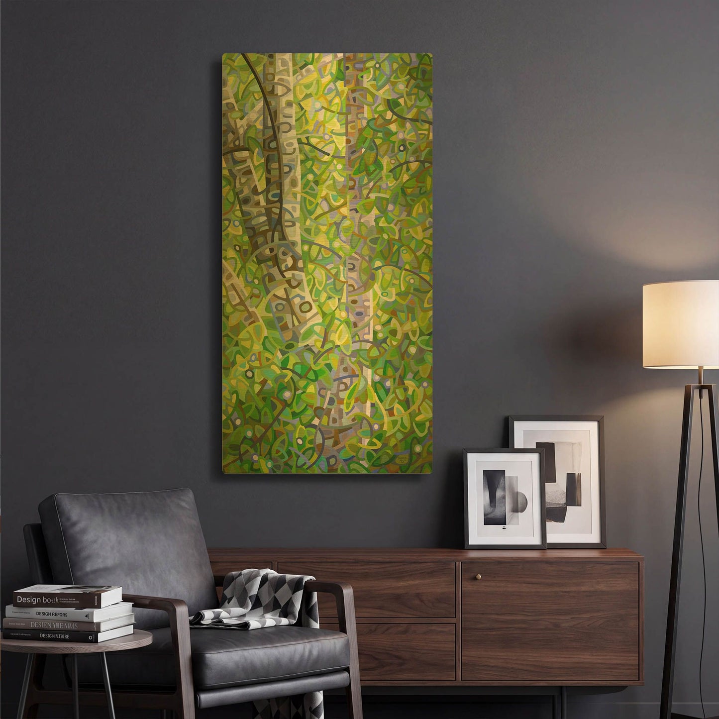 'Hide And Seek' By Mandy Budan Gold Metal Wall Art