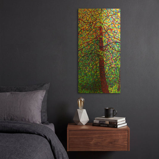 'Kaleidoscope' By Mandy Budan Gold Metal Wall Art