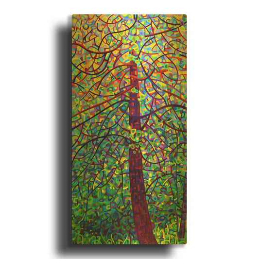 'Kaleidoscope' By Mandy Budan Gold Metal Wall Art