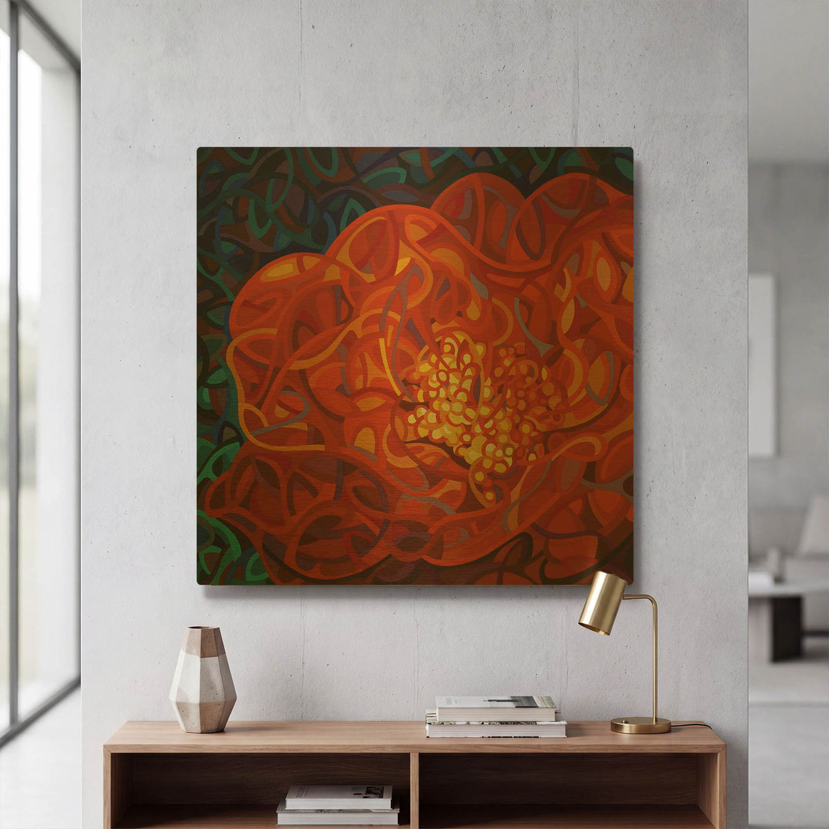'Ribbons And Pearls' By Mandy Budan Gold Metal Wall Art