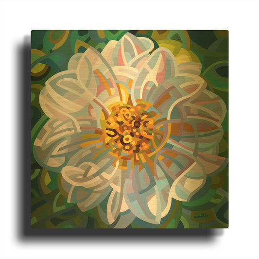 'Solitaire' By Mandy Budan Gold Metal Wall Art