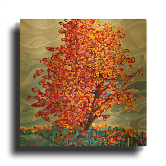 'Stormlight' By Mandy Budan Gold Metal Wall Art