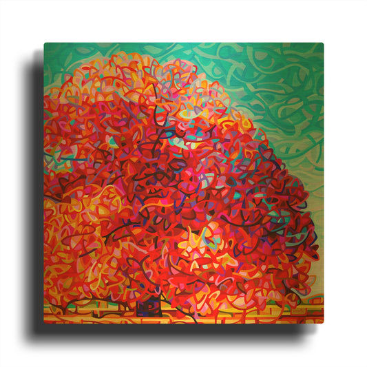 'Buddha Tree' By Mandy Budan Gold Metal Wall Art