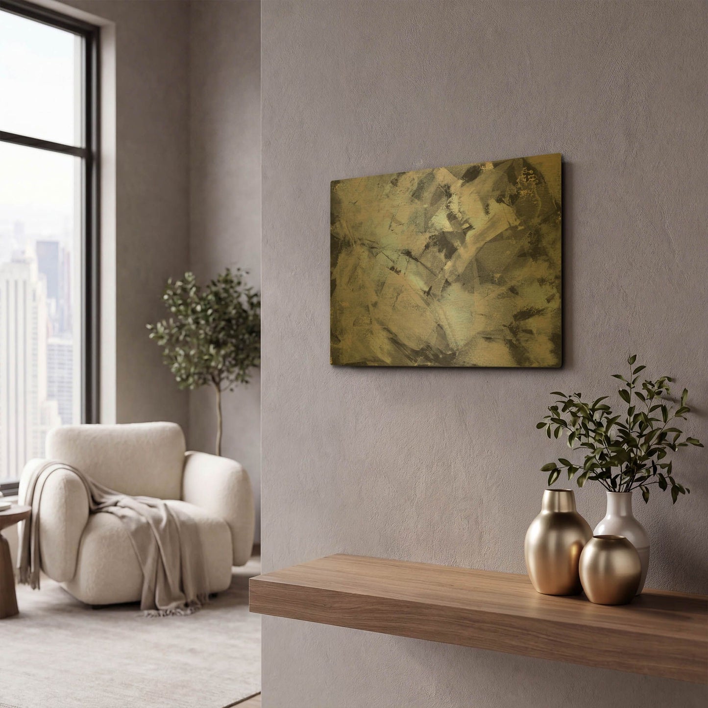 'Eclipse' By Natasha Gold Metal Wall Art