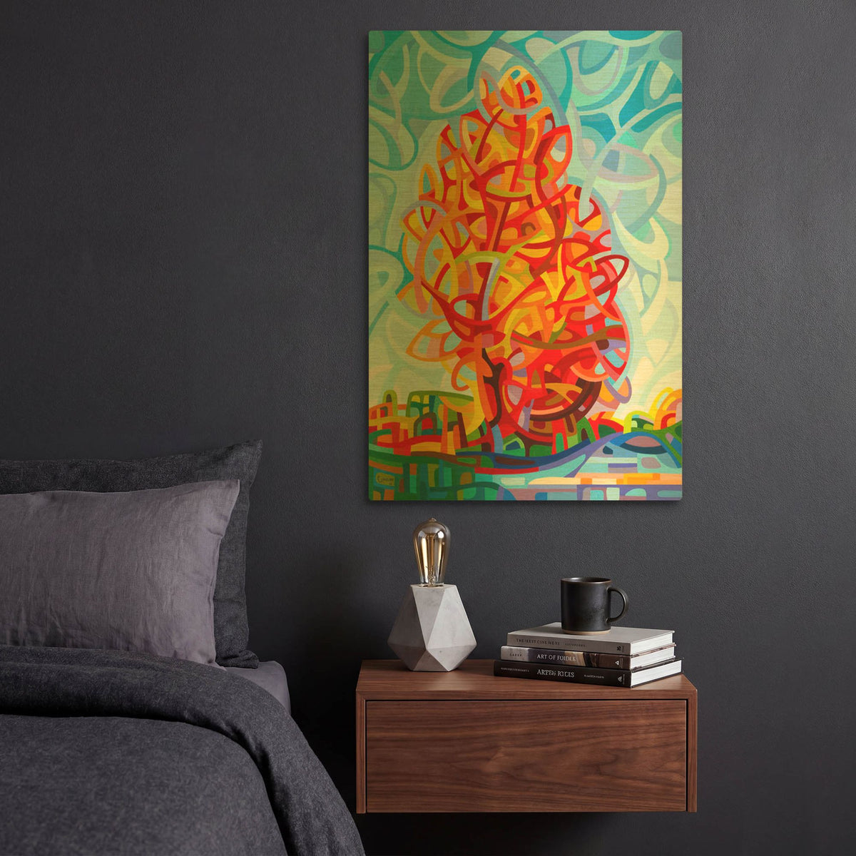 'The Jester' By Mandy Budan Gold Metal Wall Art
