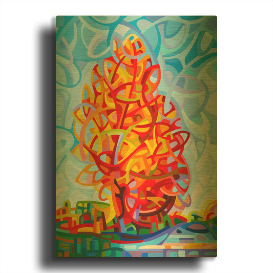 'The Jester' By Mandy Budan Gold Metal Wall Art