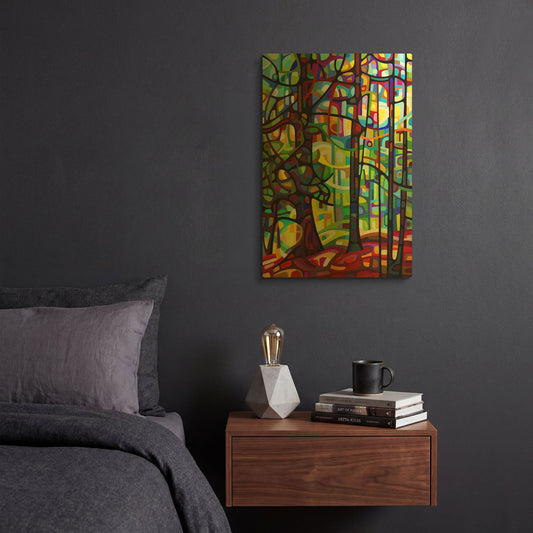 'After the Rain' By Mandy Budan Gold Metal Wall Art
