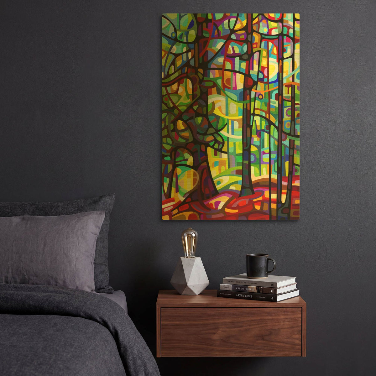 'After the Rain' By Mandy Budan Gold Metal Wall Art