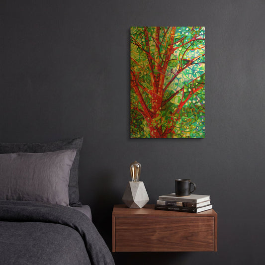 'Summer Medley' By Mandy Budan Gold Metal Wall Art