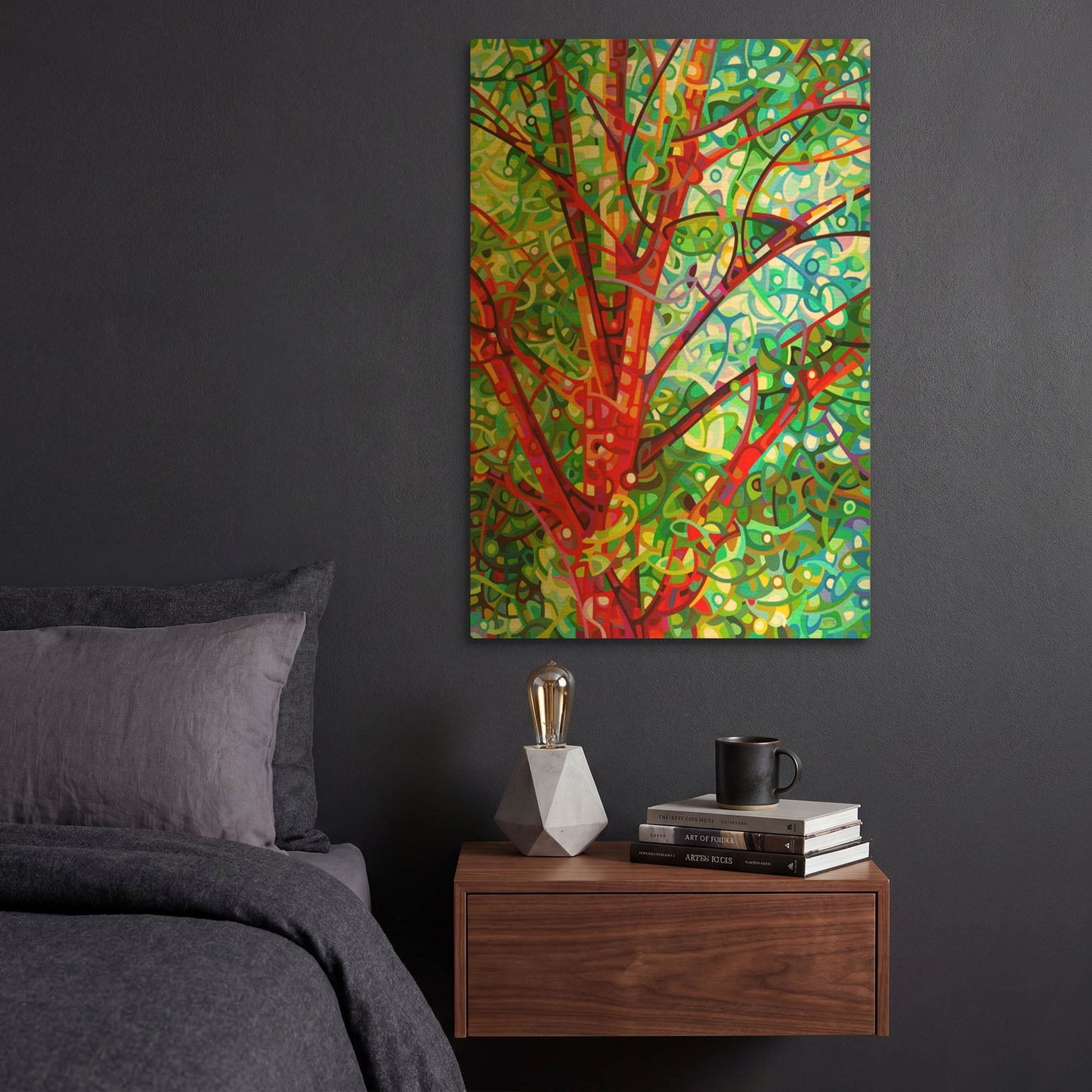 'Summer Medley' By Mandy Budan Gold Metal Wall Art