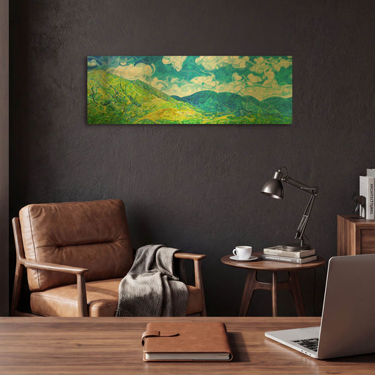 'Emerald Moments' By Mandy Budan Gold Metal Wall Art