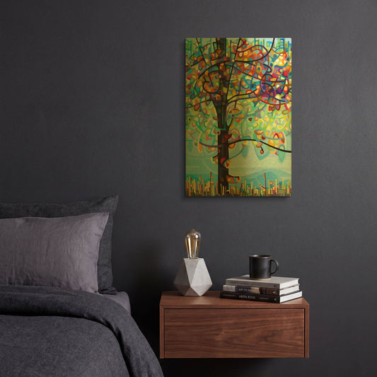 'Along The River' By Mandy Budan Gold Metal Wall Art