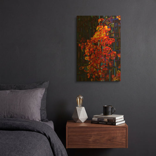 'The Beacon' By Mandy Budan Gold Metal Wall Art
