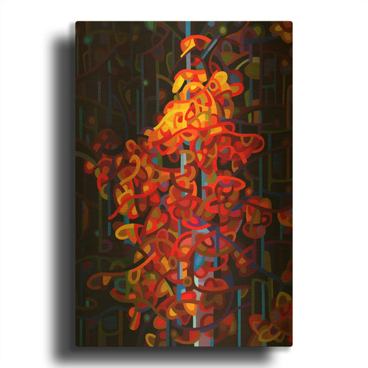 'The Beacon' By Mandy Budan Gold Metal Wall Art