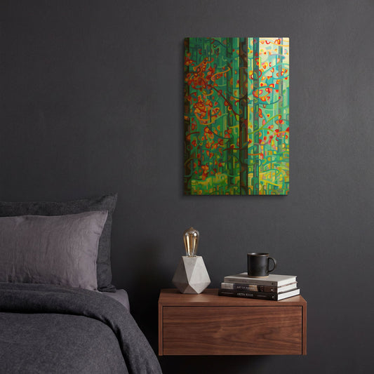 'The Deep' By Mandy Budan Gold Metal Wall Art
