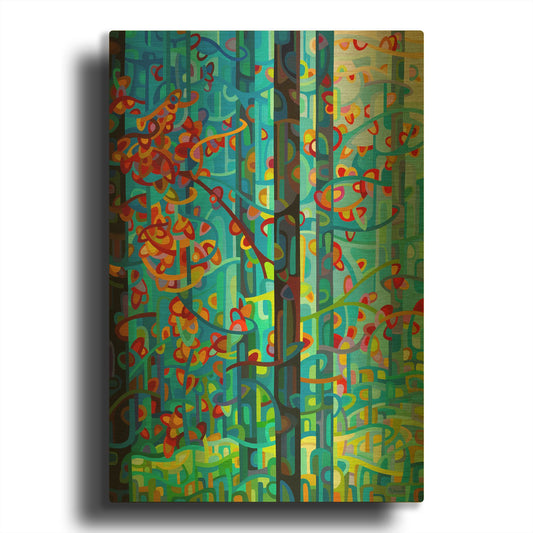 'The Deep' By Mandy Budan Gold Metal Wall Art