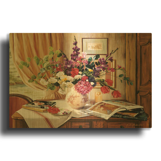 'Leticia' By Robin Anderson Gold Metal Wall Art