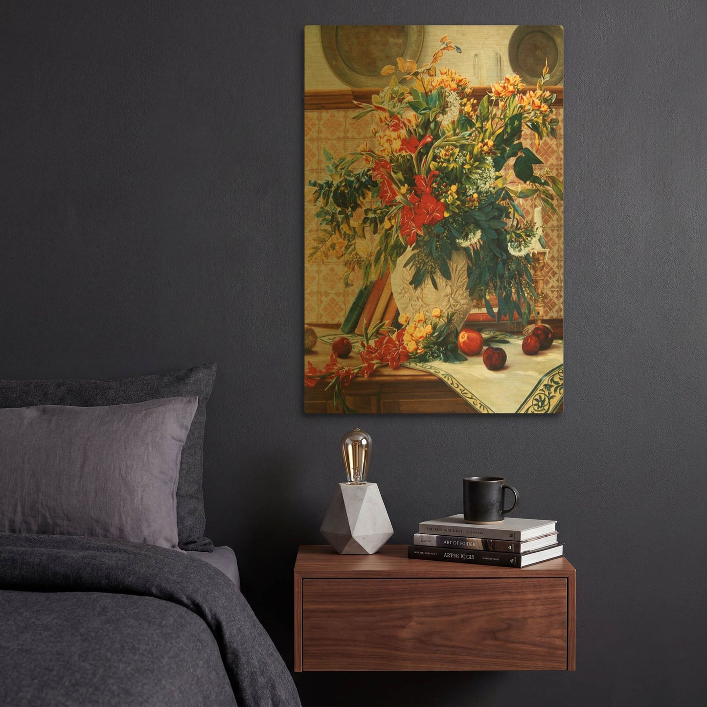 'Autumn Retreat' By Robin Anderson Gold Metal Wall Art