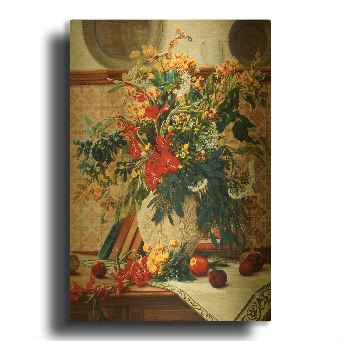 'Autumn Retreat' By Robin Anderson Gold Metal Wall Art