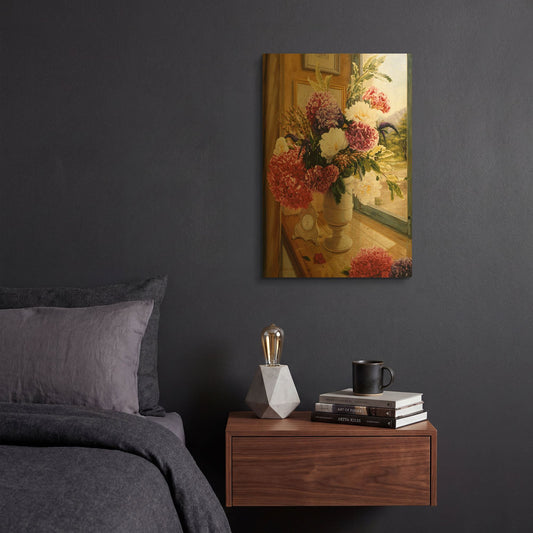 'Chez Moi' By Robin Anderson Gold Metal Wall Art