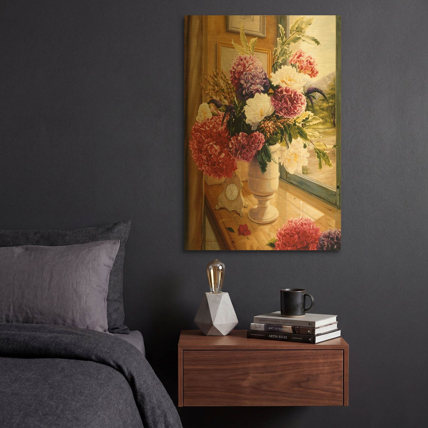 'Chez Moi' By Robin Anderson Gold Metal Wall Art