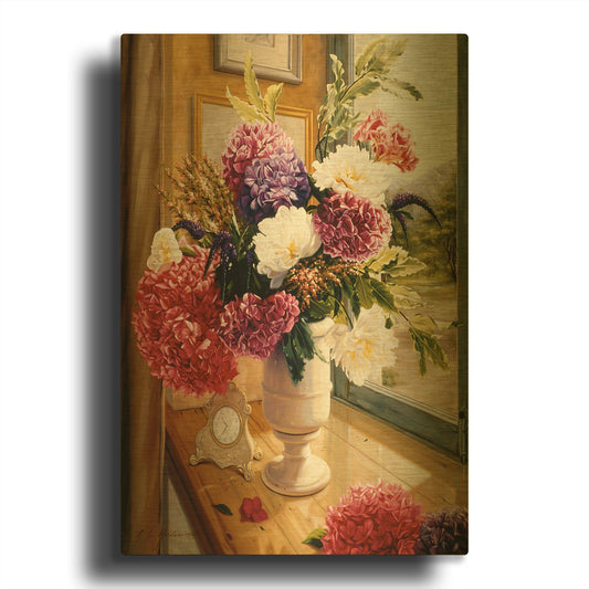 'Chez Moi' By Robin Anderson Gold Metal Wall Art