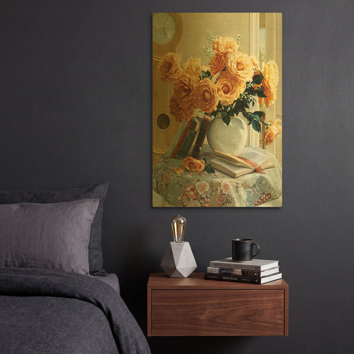 'Five-O-Five' By Robin Anderson Gold Metal Wall Art