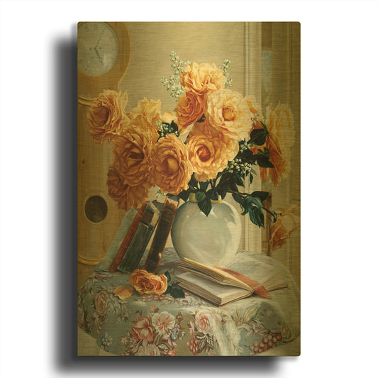 'Five-O-Five' By Robin Anderson Gold Metal Wall Art