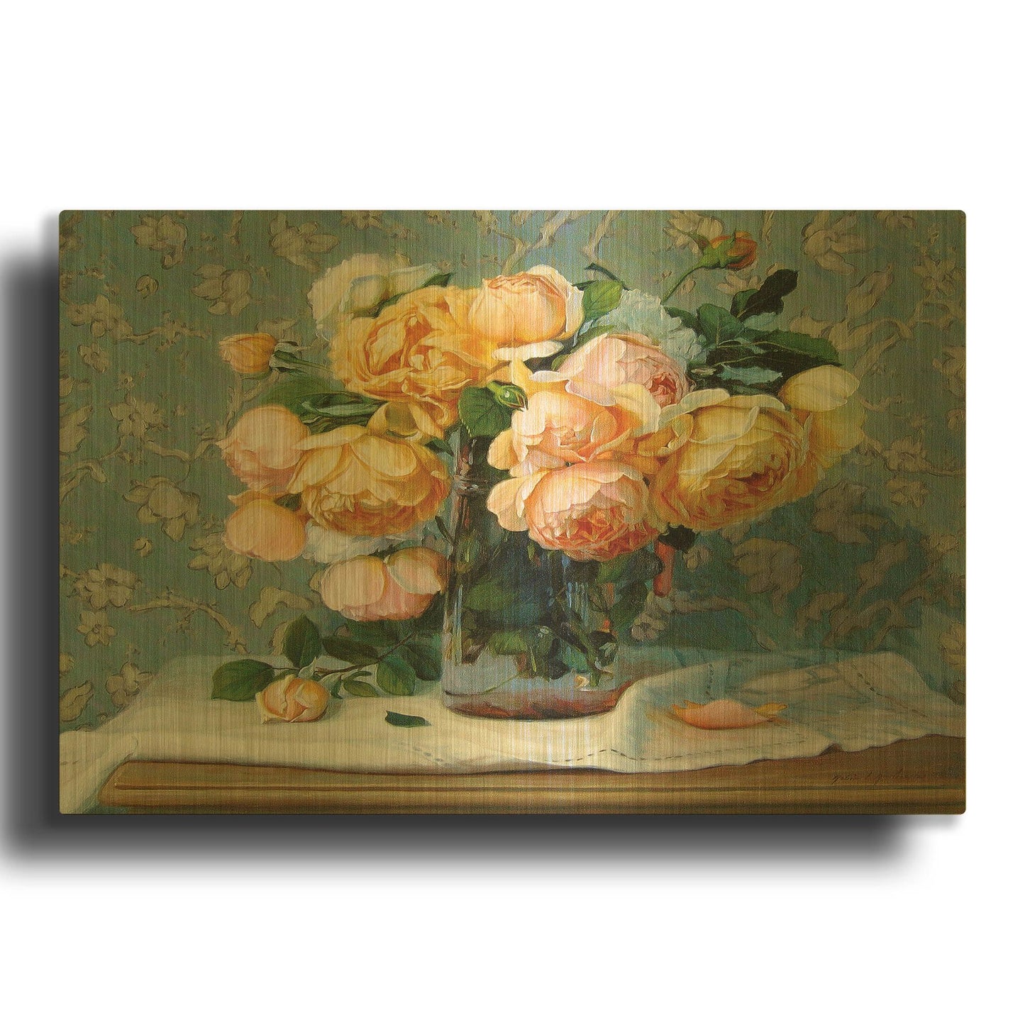 'Sherrie' By Robin Anderson Gold Metal Wall Art
