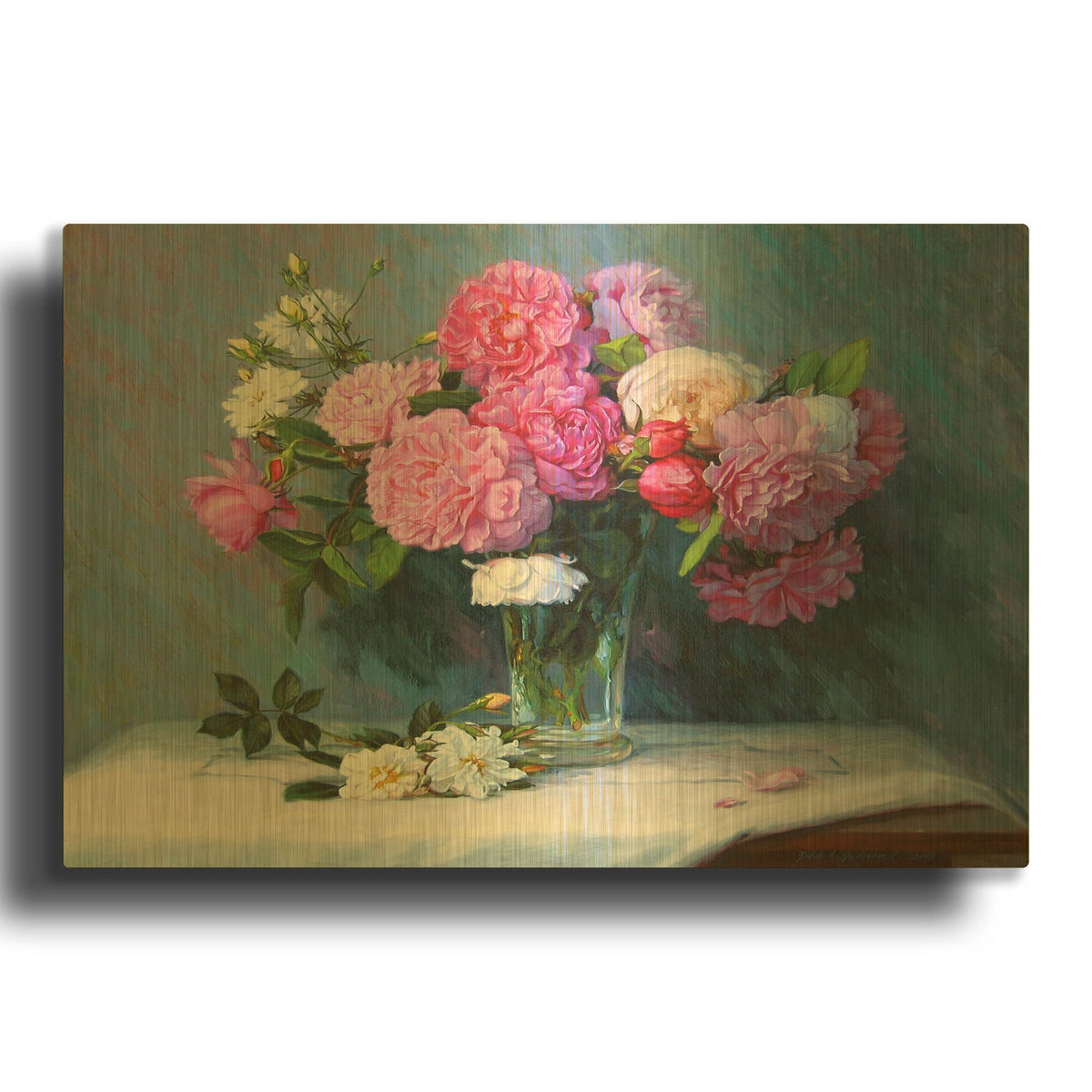 'Kathryn' By Robin Anderson Gold Metal Wall Art