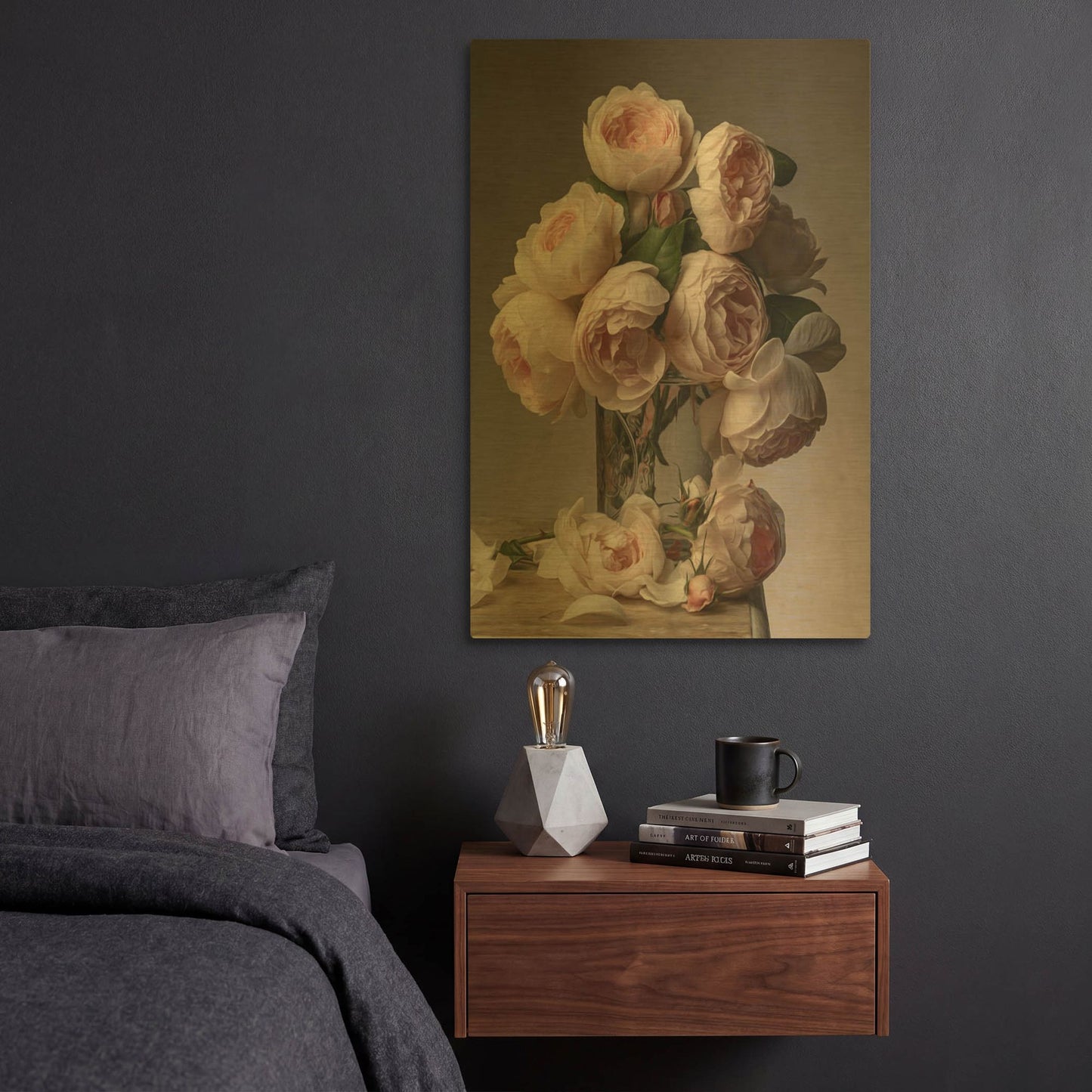 'Fairest of them All' By Leah McLean Gold Metal Wall Art
