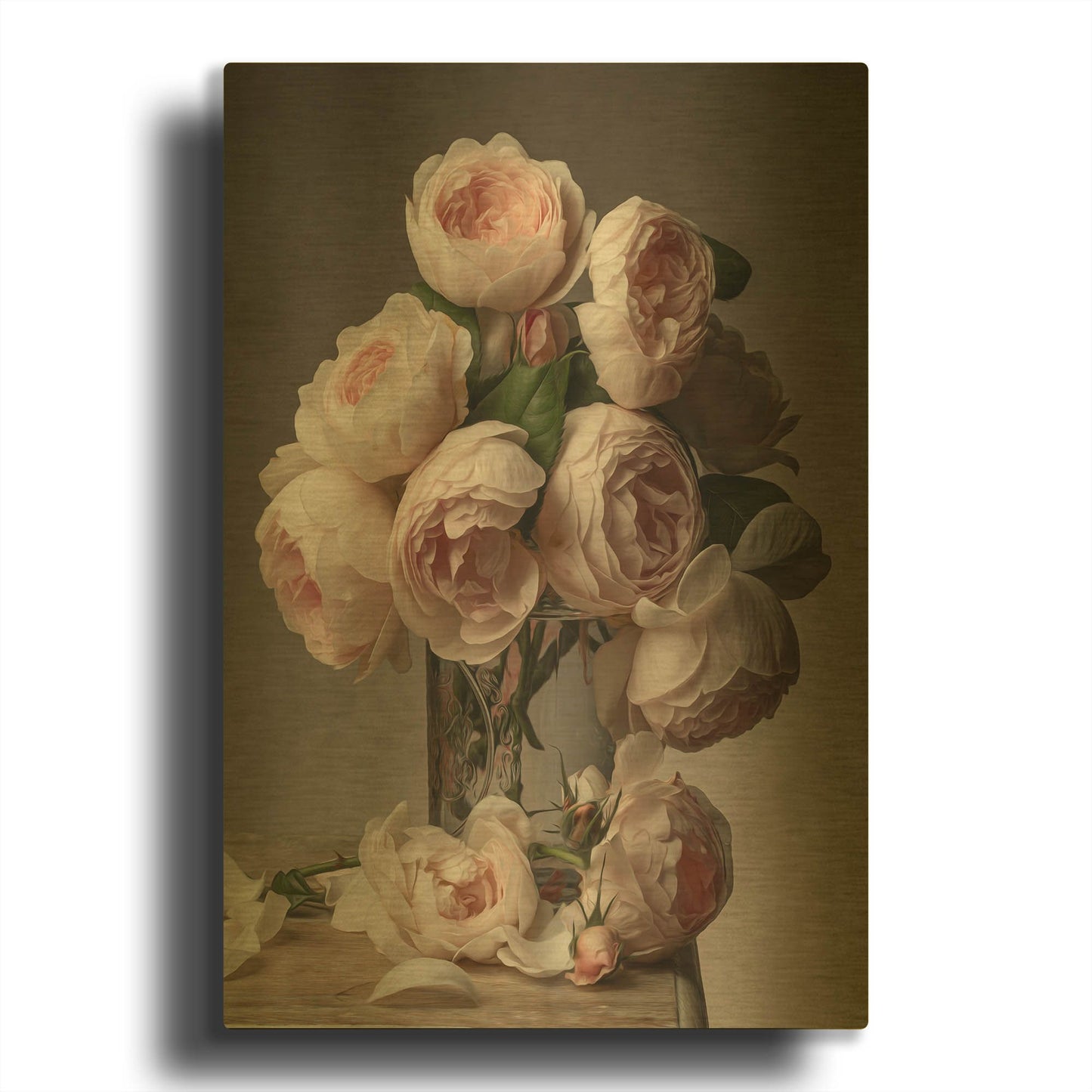 'Fairest of them All' By Leah McLean Gold Metal Wall Art