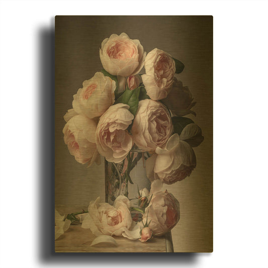 'Fairest of them All' By Leah McLean Gold Metal Wall Art