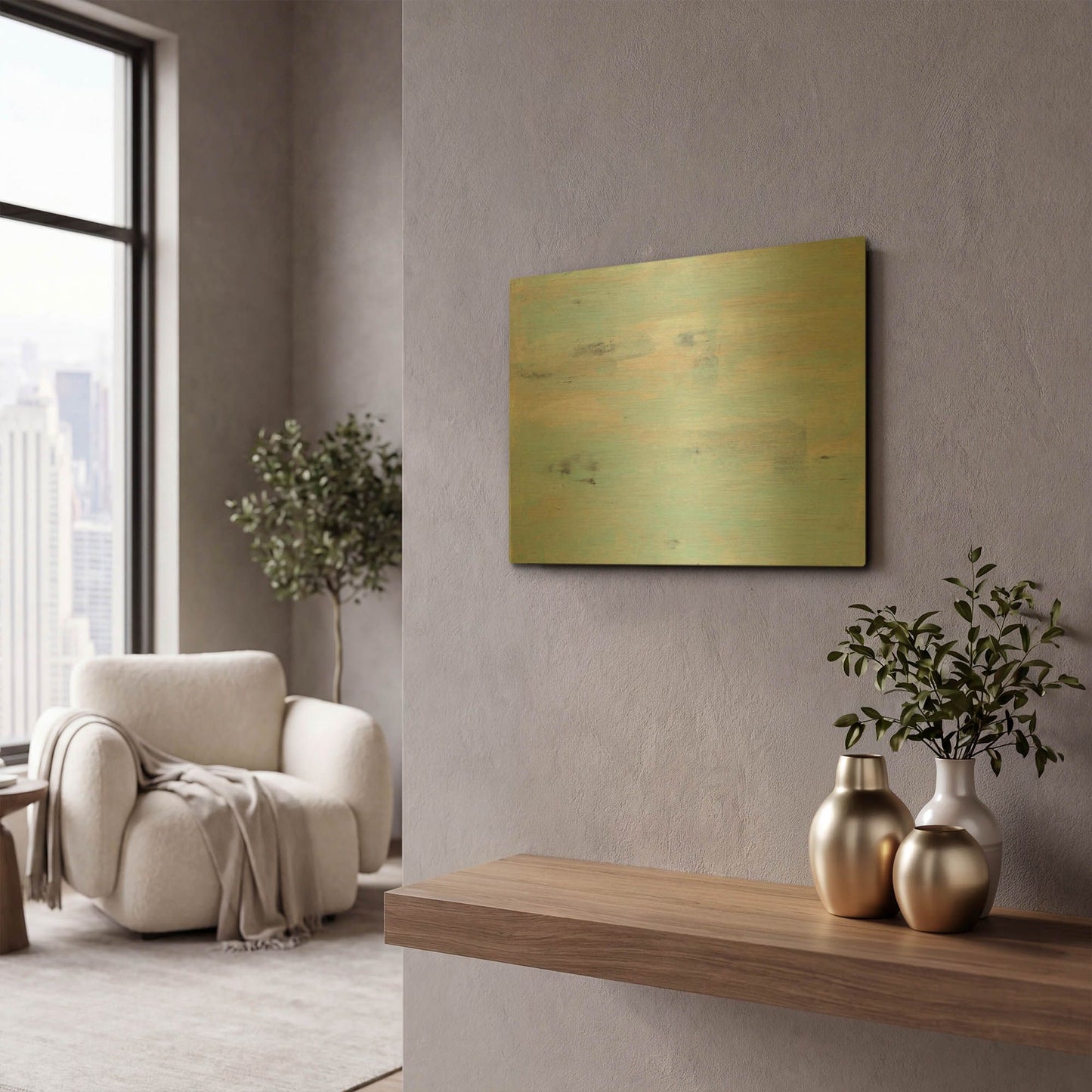'Through The Mist' By Natasha Gold Metal Wall Art