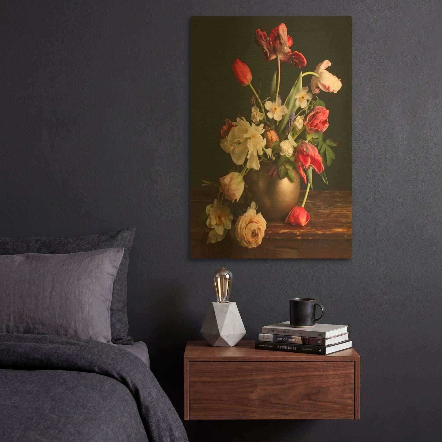 'Spring Has Come' By Leah McLean Gold Metal Wall Art