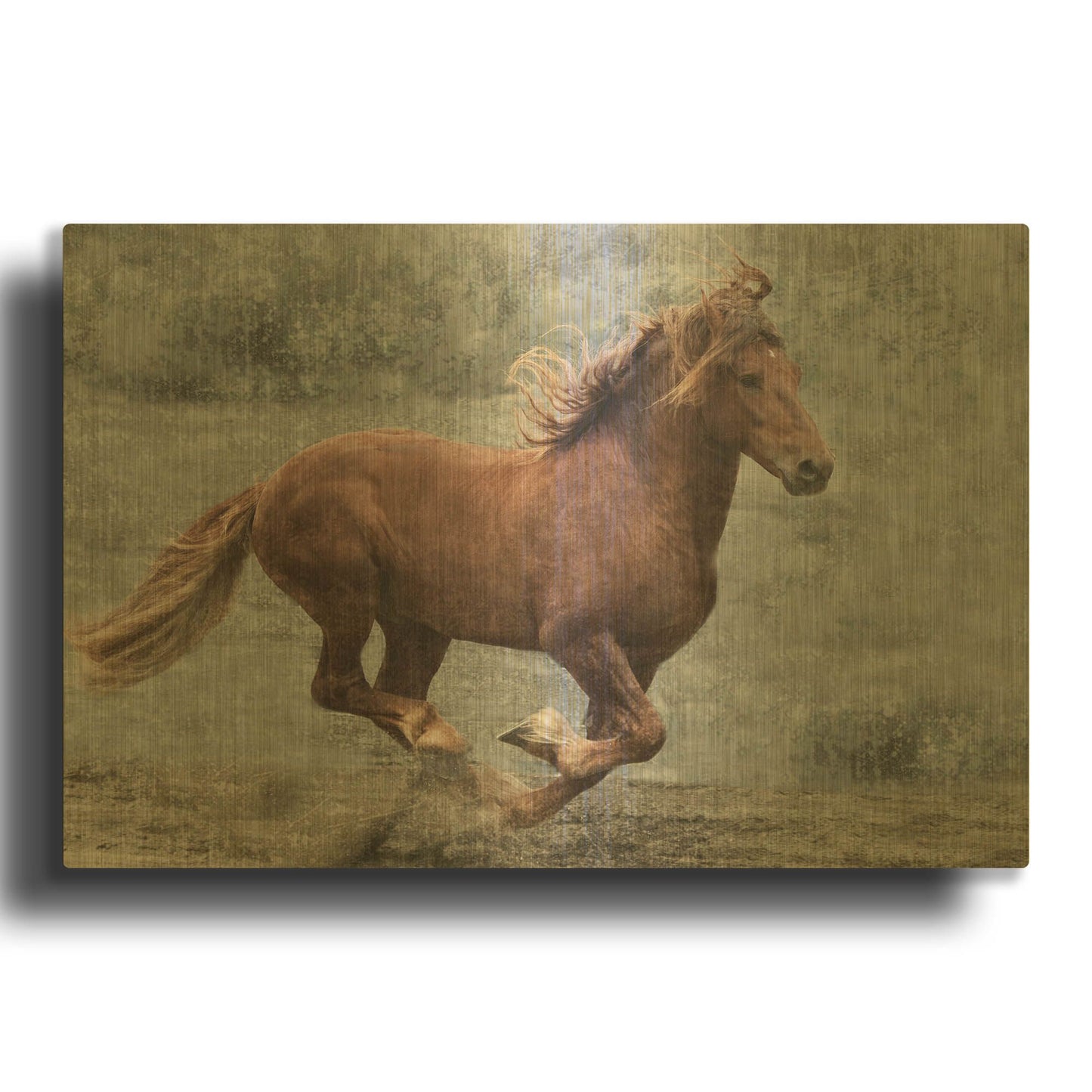 'Renoir' By Susan Friedman Gold Metal Wall Art