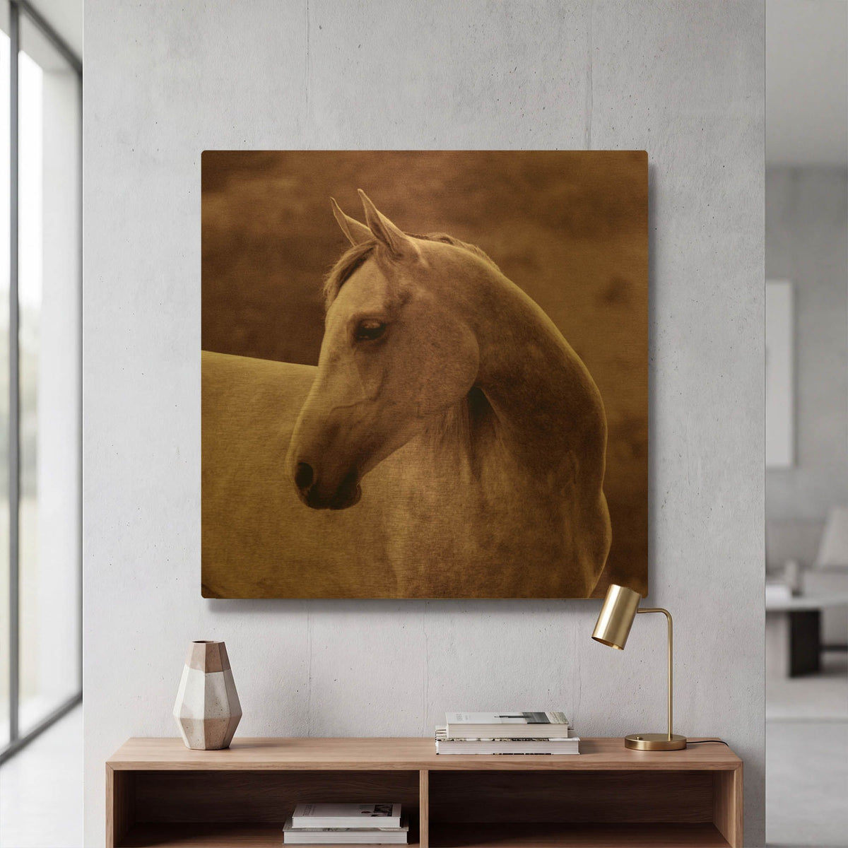 'Tempest' By Susan Friedman Gold Metal Wall Art