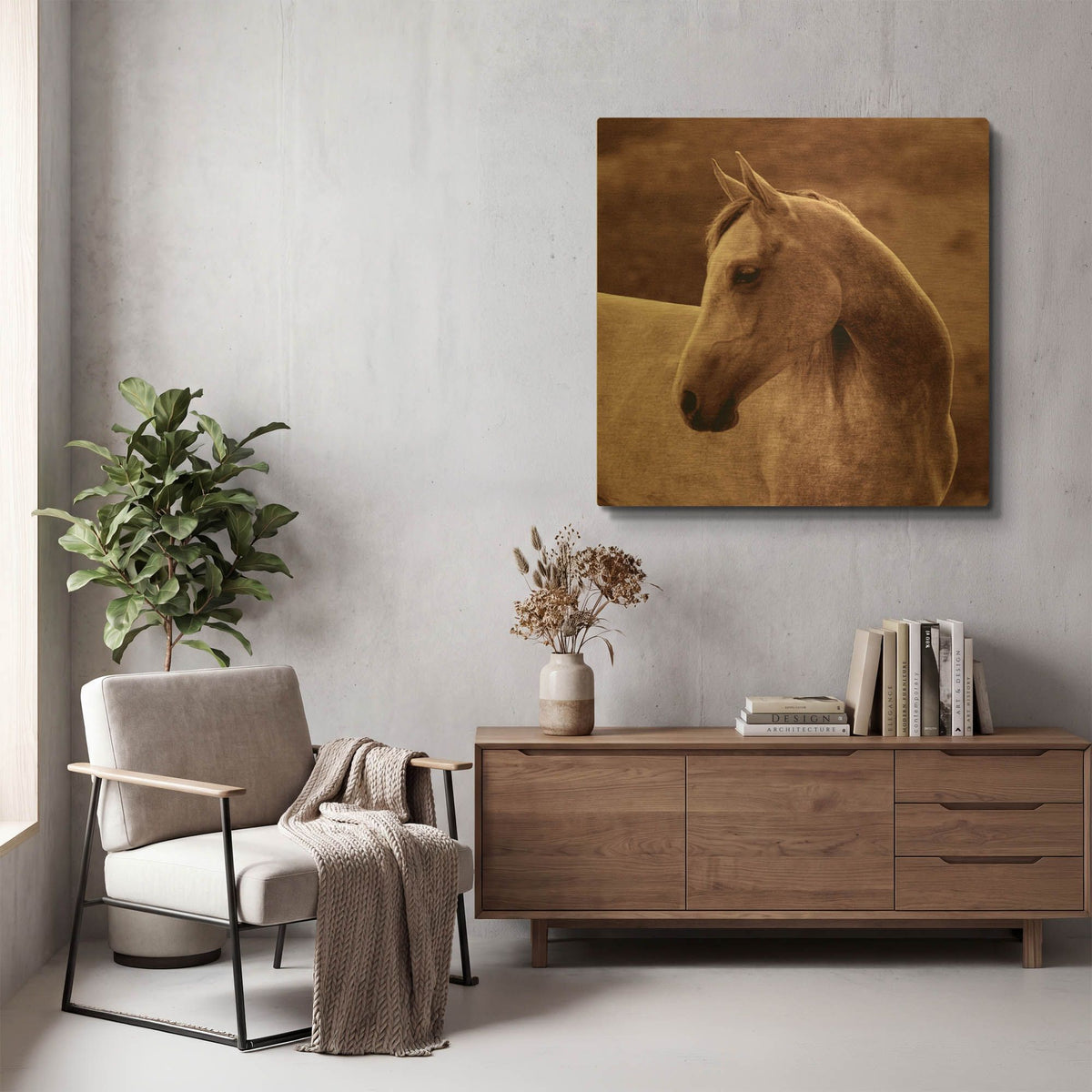 'Tempest' By Susan Friedman Gold Metal Wall Art