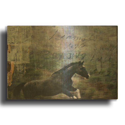 'Dogie' By Susan Friedman Gold Metal Wall Art