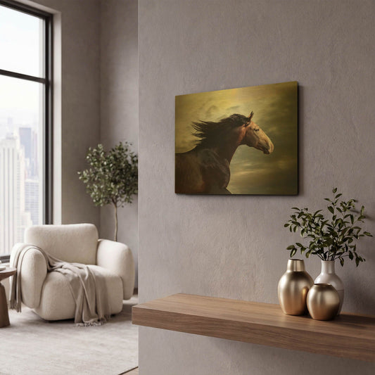 'Coral Da Broa' By Susan Friedman Gold Metal Wall Art